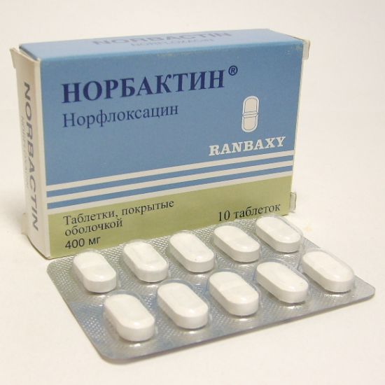 Таблетки Норбактин от чего помогают, показания к применению